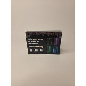 Hand Warmers Rechargeable, Dnaleao 2 Pack 4000Mah Electric Portable Purple